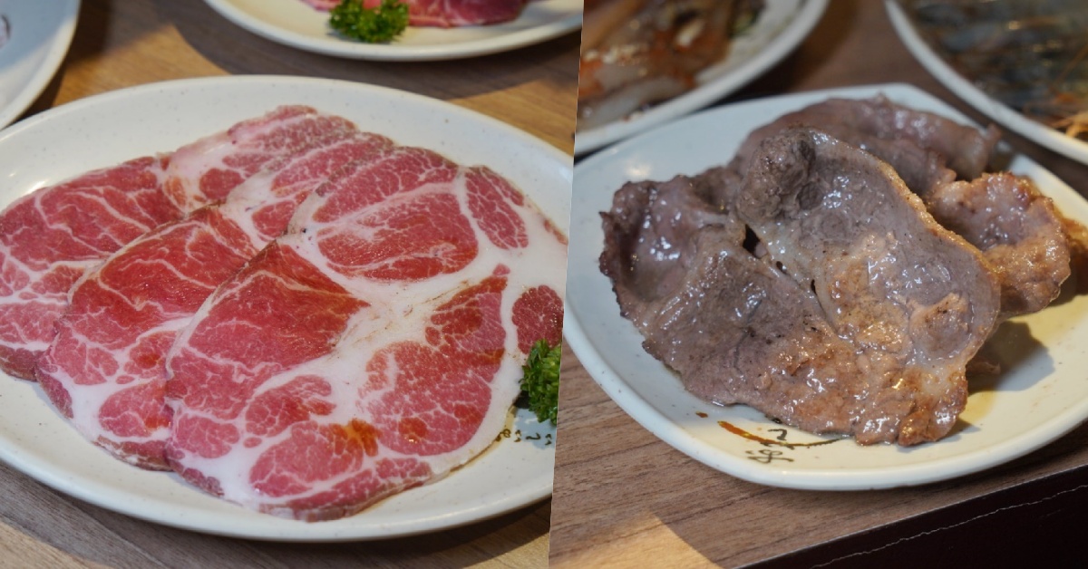 烤必勝日式燒肉 出一張嘴南京店┃中山區燒肉吃到飽。炭燒肉就是王道，銅板價即享生啤無限暢飲!海鮮肉品嗑起來