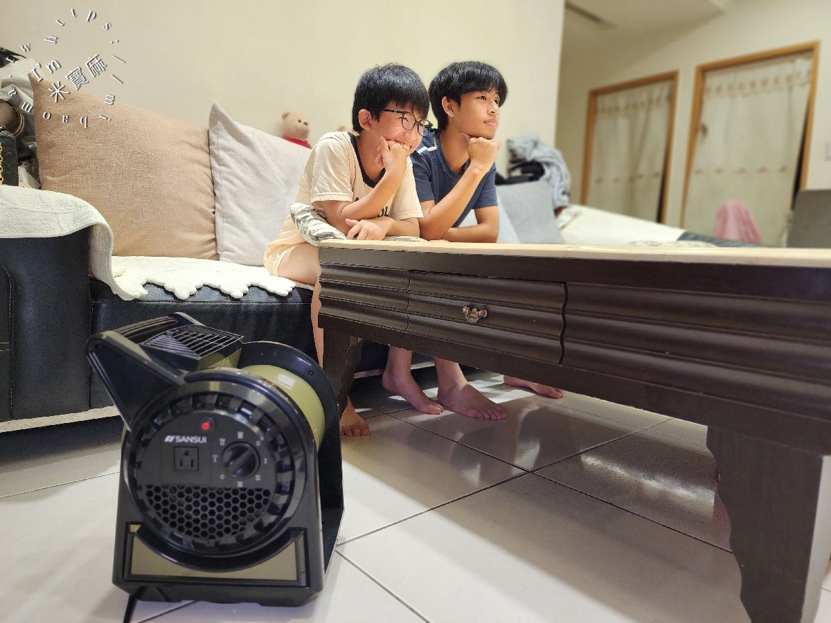 SANSUI山水 疾風擺頭渦輪扇｜輕巧可攜式露營風扇、270度廣角加上三段風速，戶外室內都相當得宜