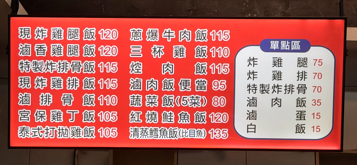 秦記排骨｜板橋便當，厚切炸排骨、酥香雞腿與四樣配菜，百元上下吃飽飽