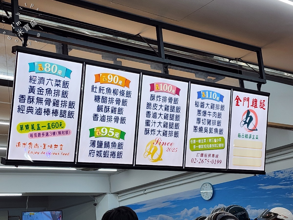 金門雞腿丸｜板橋金門街人氣便當排隊名店：多汁雞腿飯、香滷排骨一次滿足！