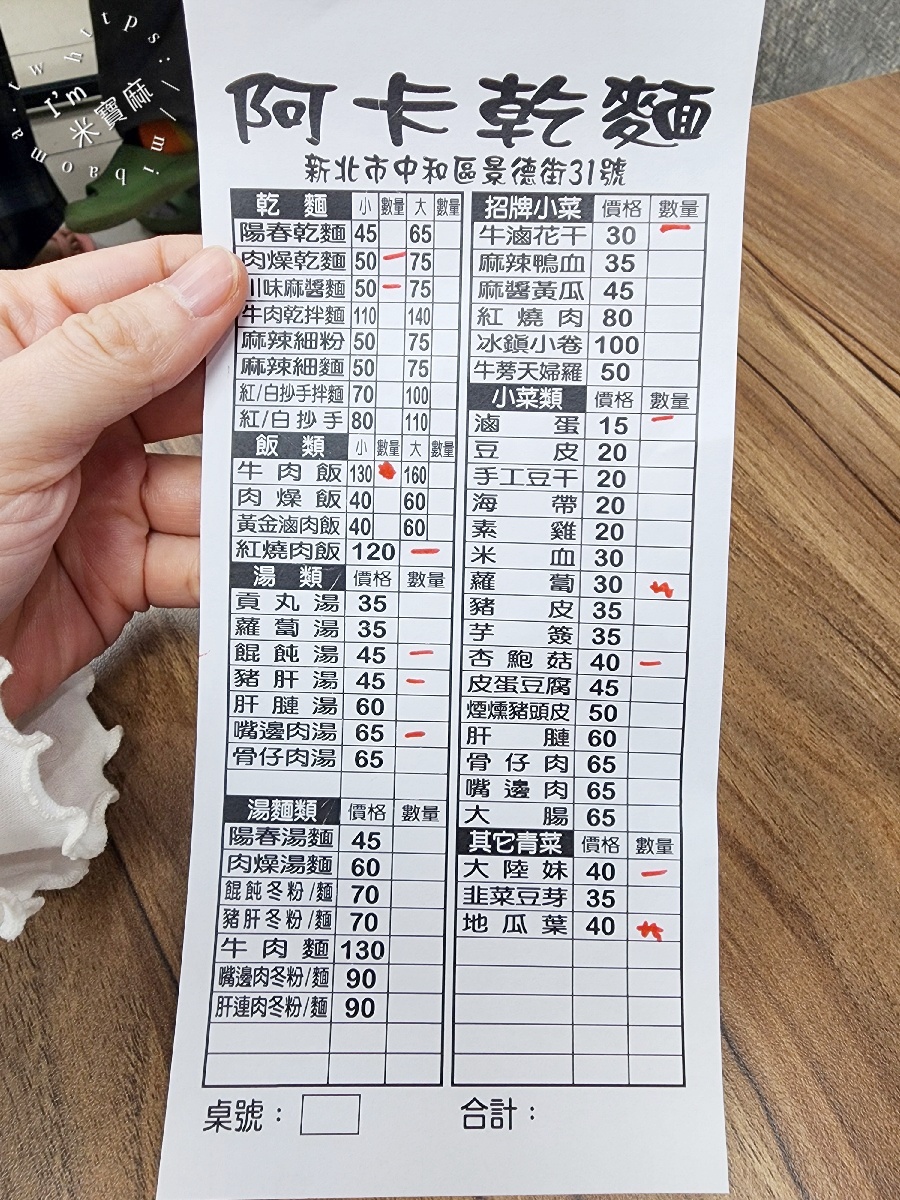 阿卡乾麵｜中和美食，多口味乾麵、爆汁花干與銷魂紅燒肉飯，人氣小吃攻略