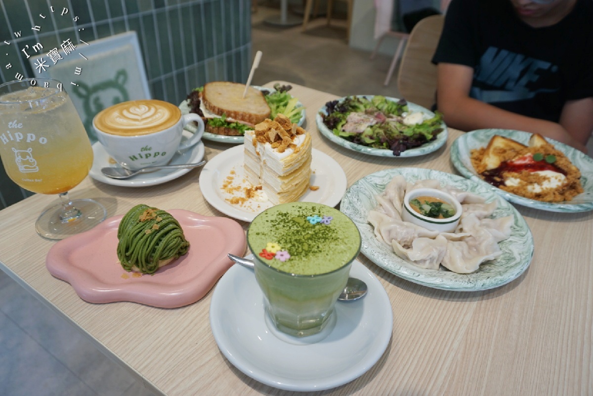 The Hippo Coffee Bar ｜台北信義區咖啡早午餐，永春站附近韓系咖啡廳，早午餐、甜點與特色飲品一次滿足