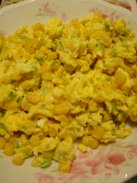 玉米炒蛋┃自製料理。阿基師教的玉米炒蛋，照著做零失誤