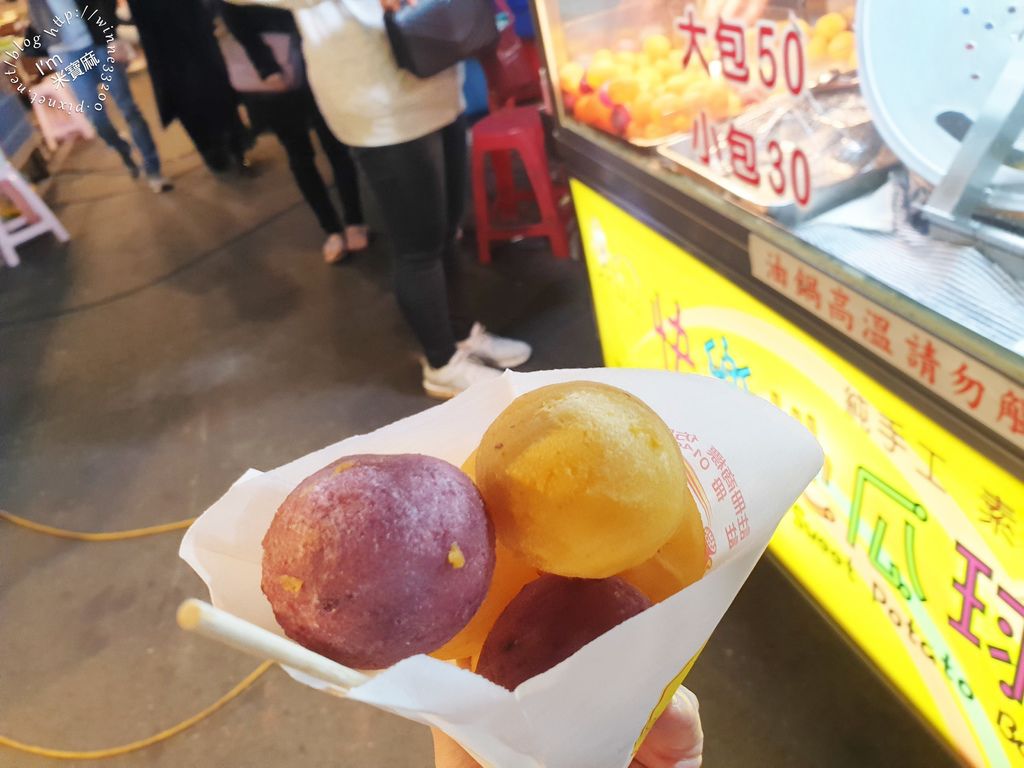 南雅夜市美食 快樂QQ球 寒天Q棒 韓國姐妹糖餅 (4)